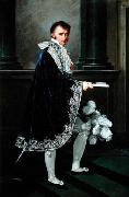 Robert Lefevre Count Mollien in Napoleonic court costume oil
